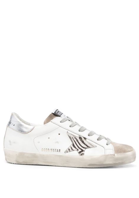 sneakers super star in argento e zebrato golden goose - donna GOLDEN GOOSE | GWF00101F00269281571